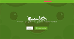 Desktop Screenshot of muambator.com.br